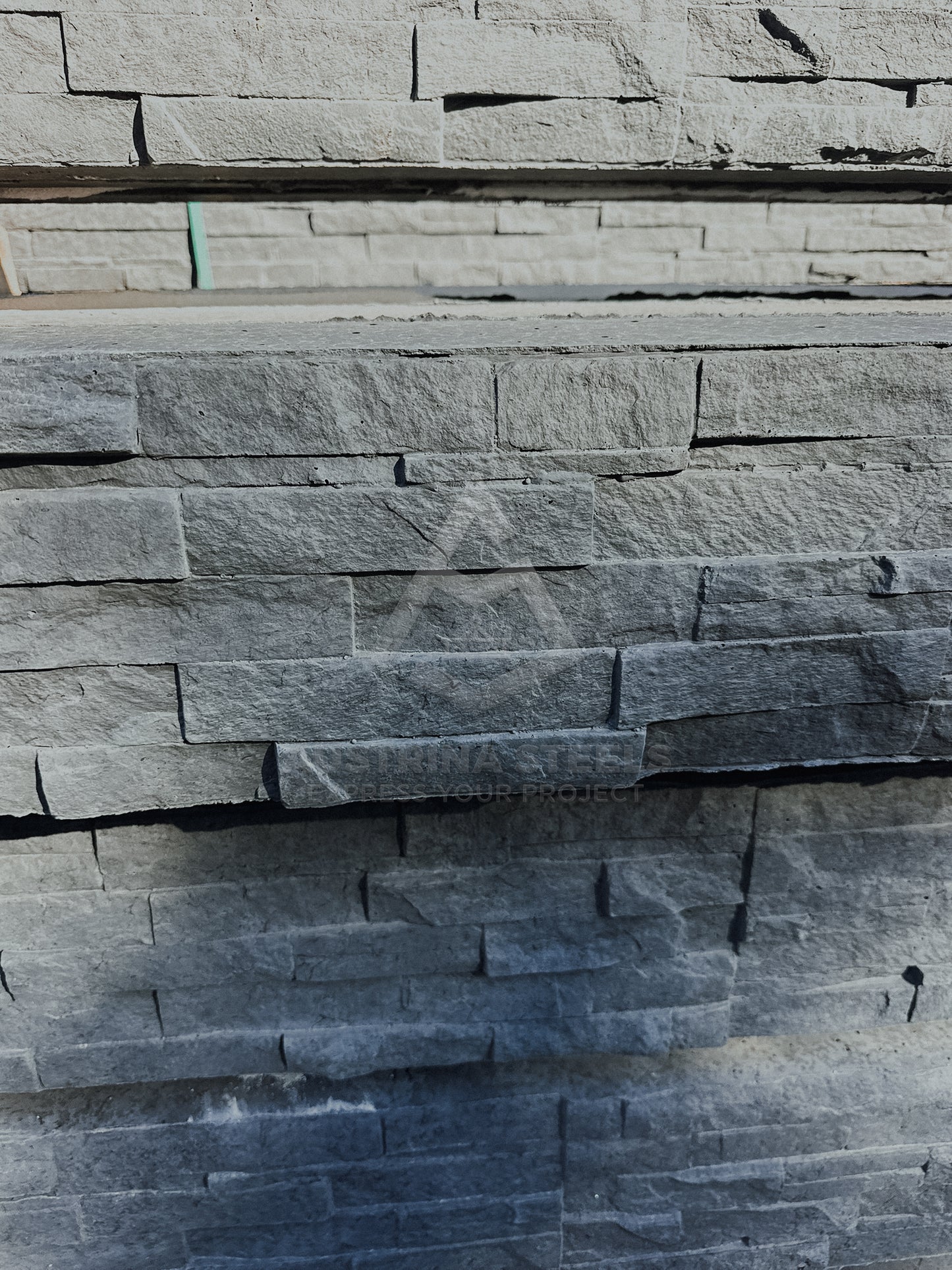 Stack Stone Concrete Sleepers for Retaining wall
