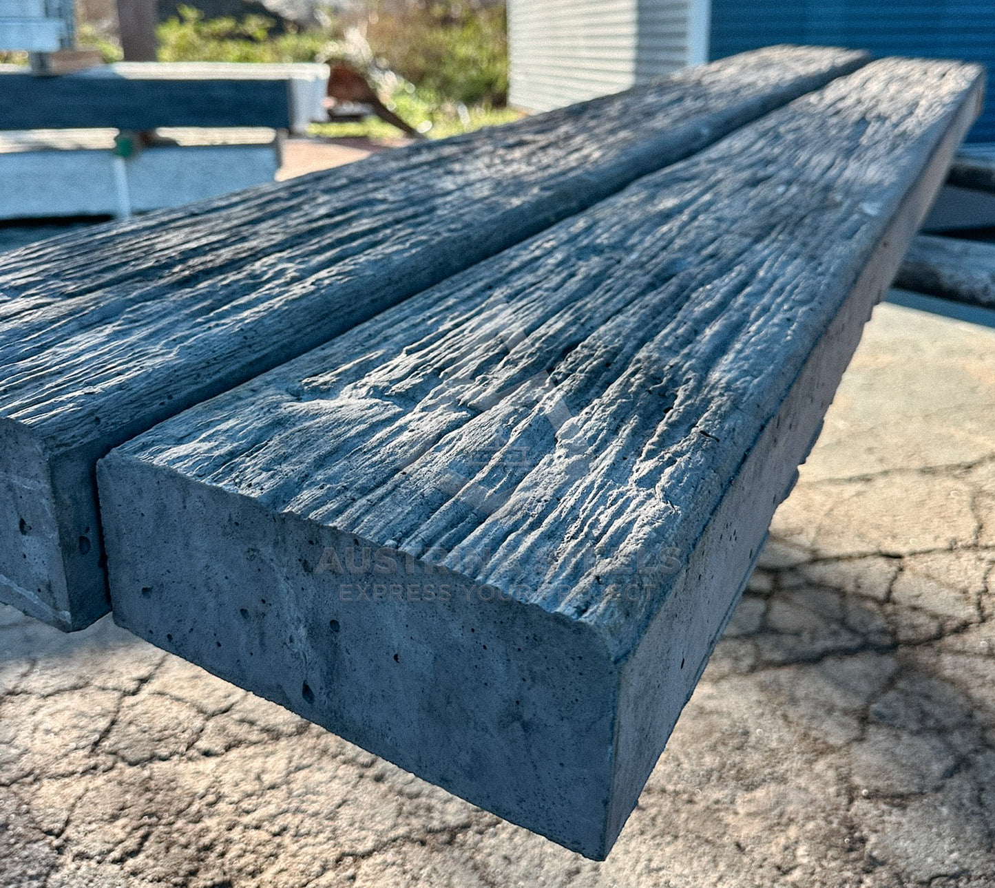 Woodgrain Concrete Sleepers