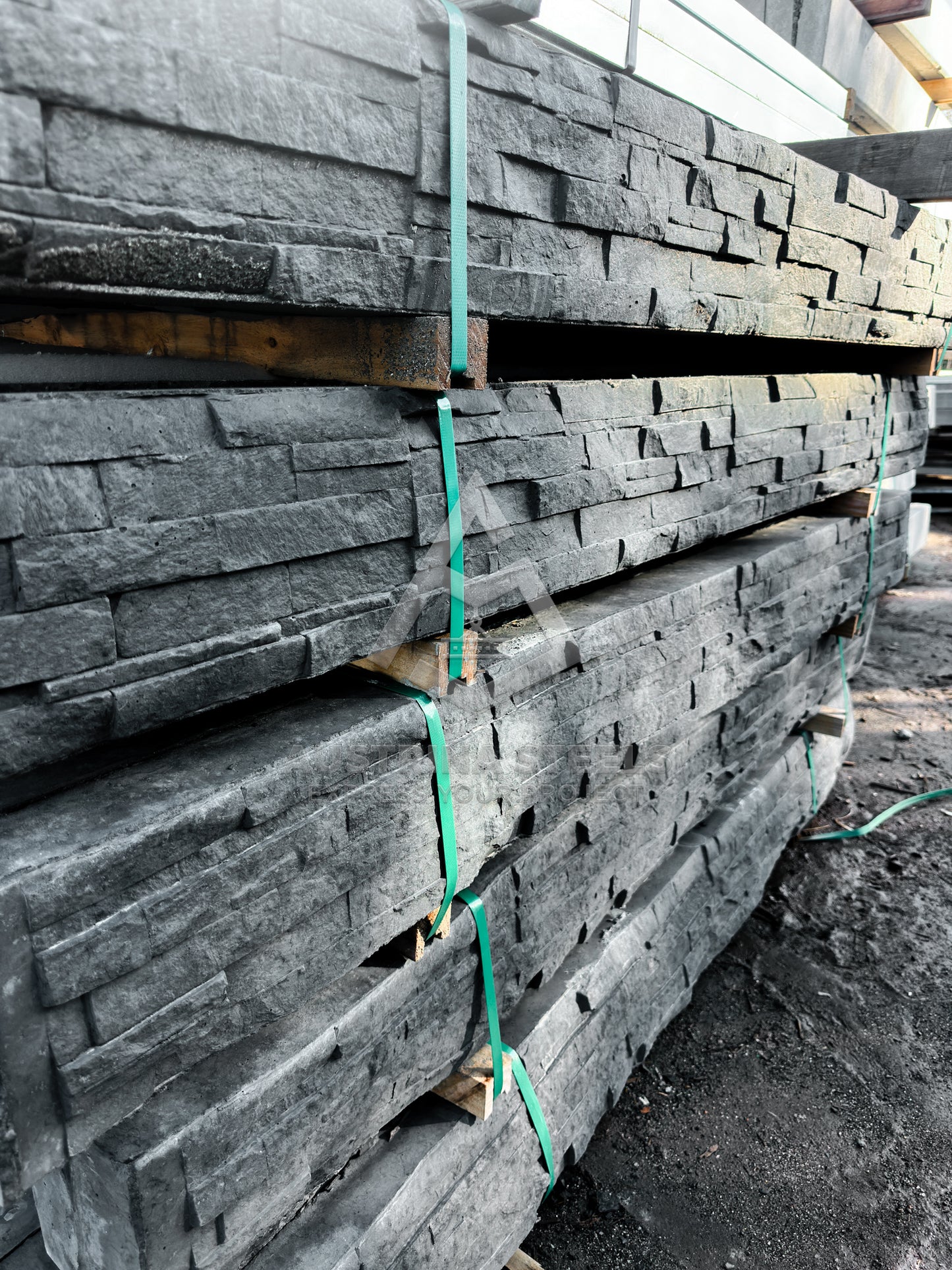 Stack Stone Concrete Sleepers for Retaining wall