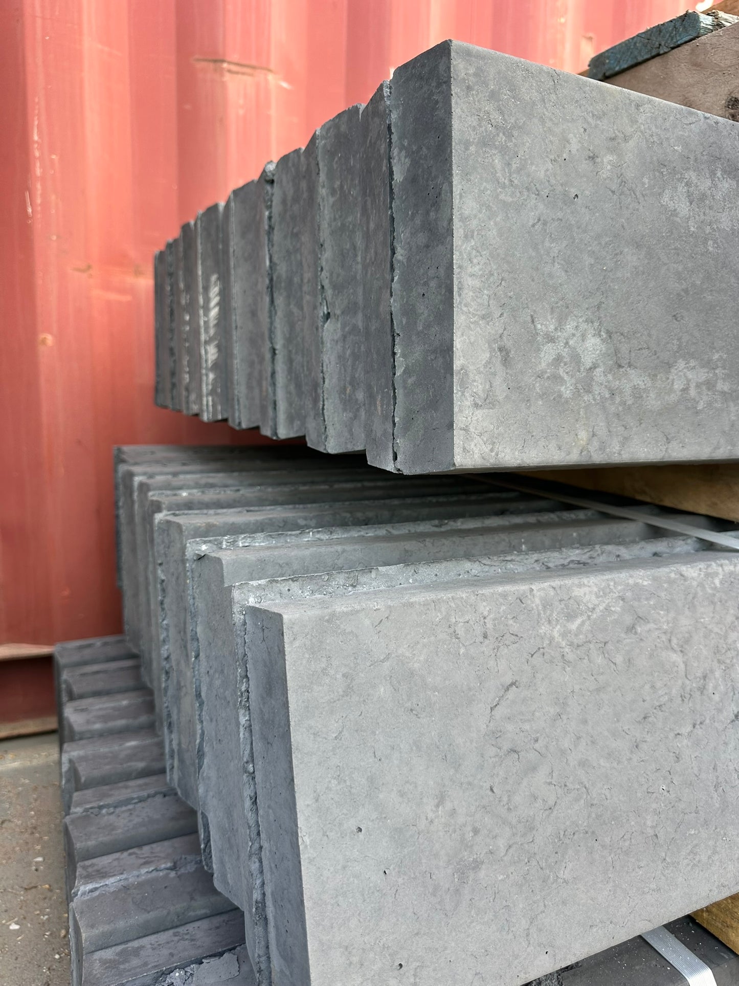 Smooth face Charcoal Under Fence Plinth (UFP) Concrete Sleepers