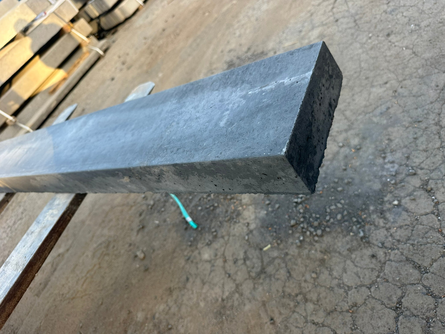 Smooth face Charcoal Under Fence Plinth (UFP) Concrete Sleepers