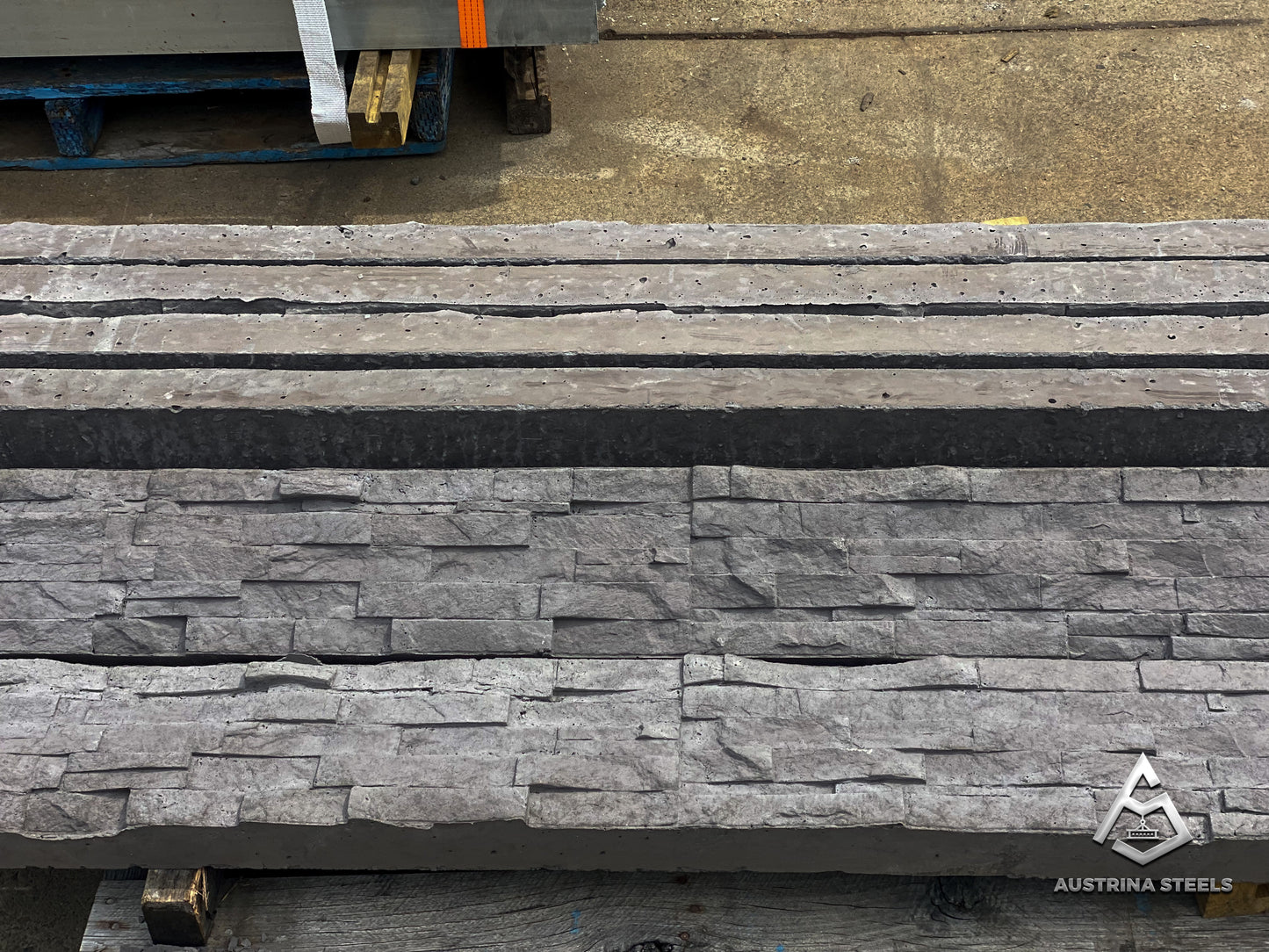 Stackstone Concrete sleepers available in 2 different sizes in Austrina Steels supplies