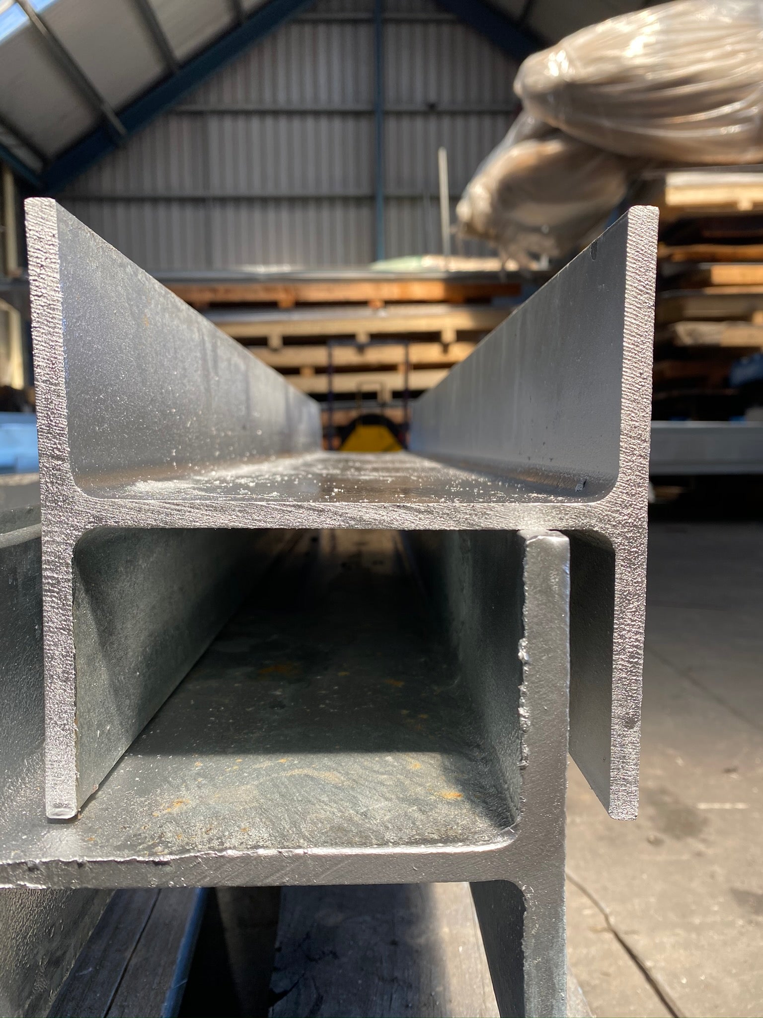 Steel Ppc Posts Galvanised Steel Posts for 100mm Sleepers, 125 UC