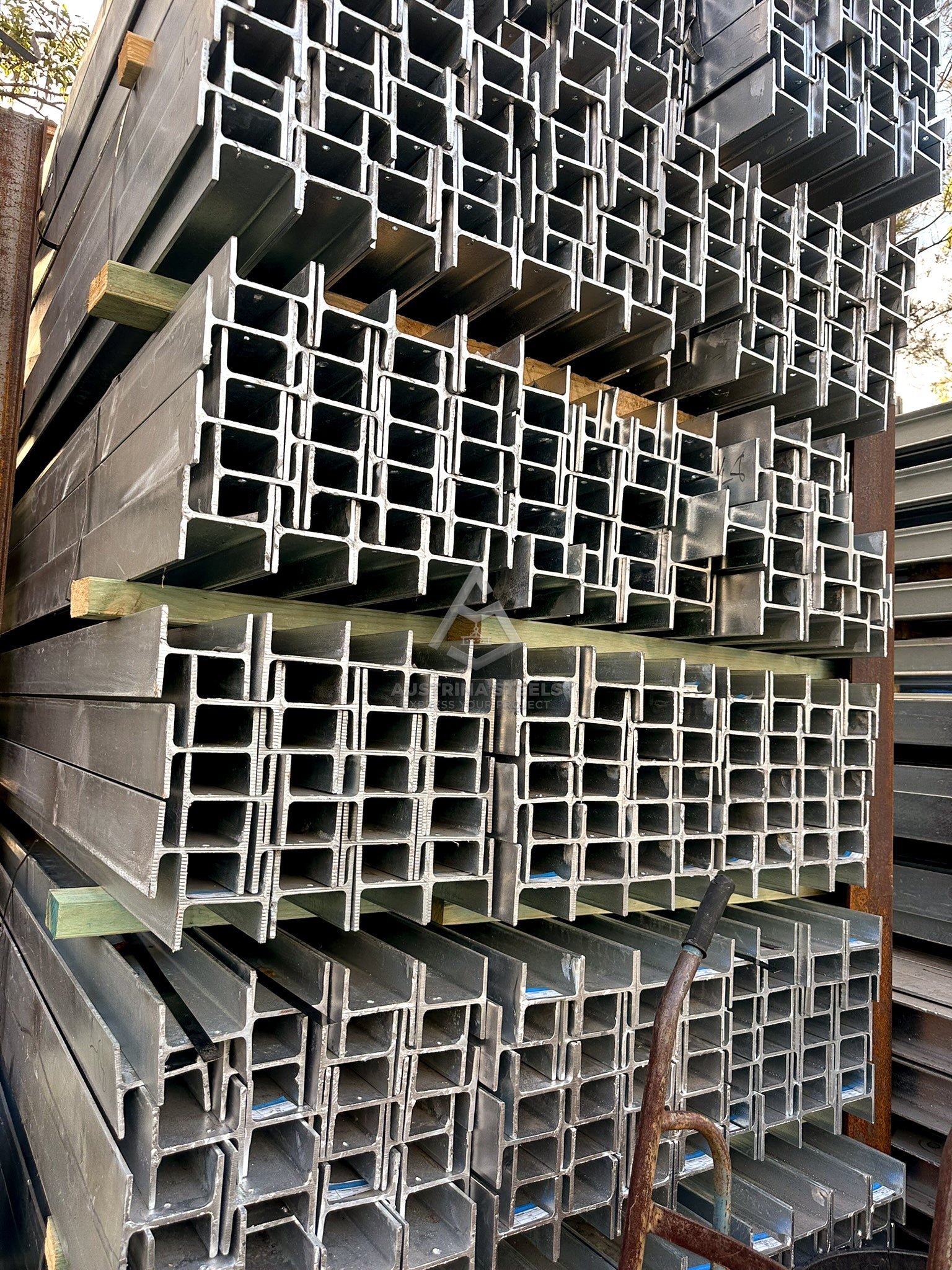 Steel Ppc Posts 100 UC/PFC Retaining Wall Steel Posts