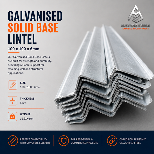 Galvanized Solid Base Angle Lintel 100*100*6mm