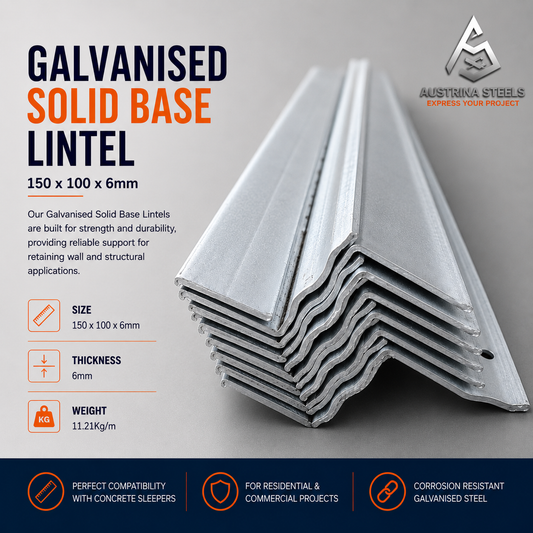 Galvanized Solid Base Angle Lintel 150*100*6mm