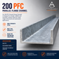 200 PFC Galvanized Parallel Flange