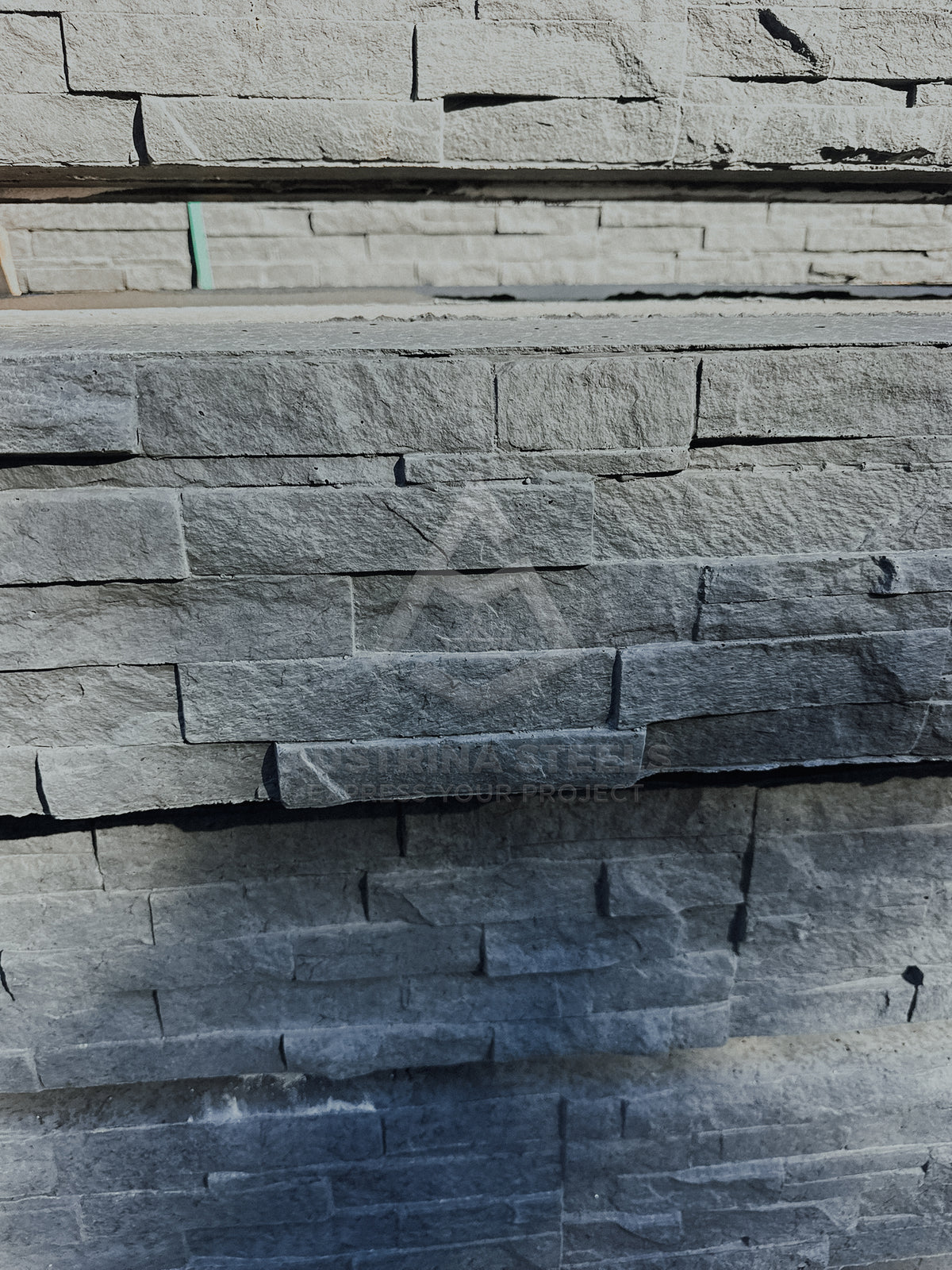 Stack Stone Concrete Sleepers for Retaining wall