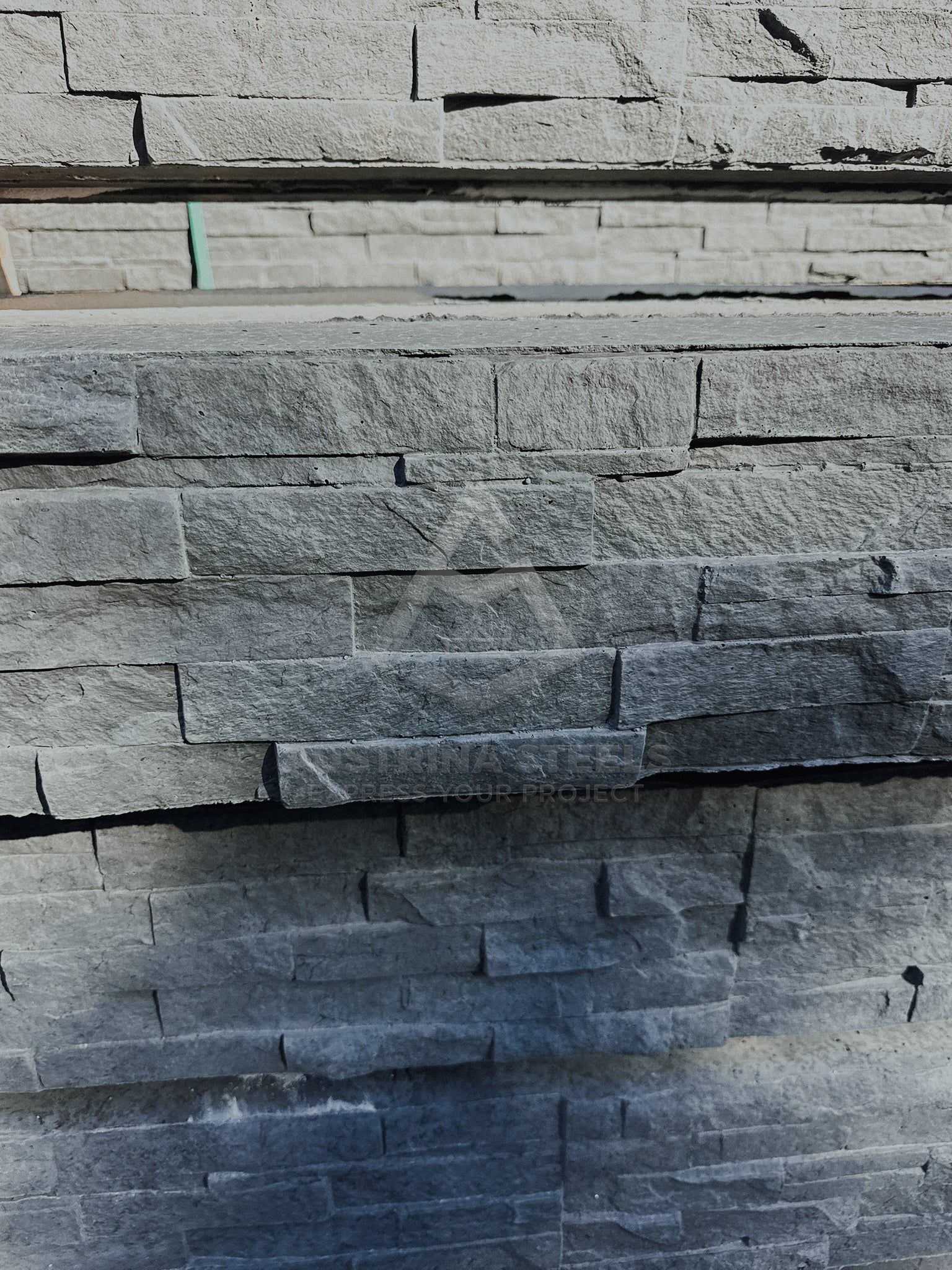 Stack Stone Concrete Sleepers for Retaining wall