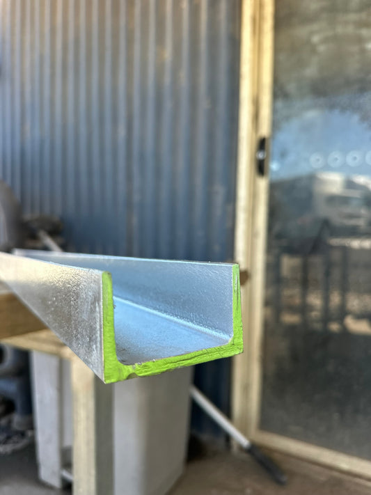 50mm C Steel post for Retaining wall