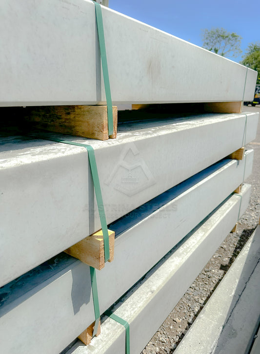 2.0- meter Smooth face Concrete Sleepers - Natural Color