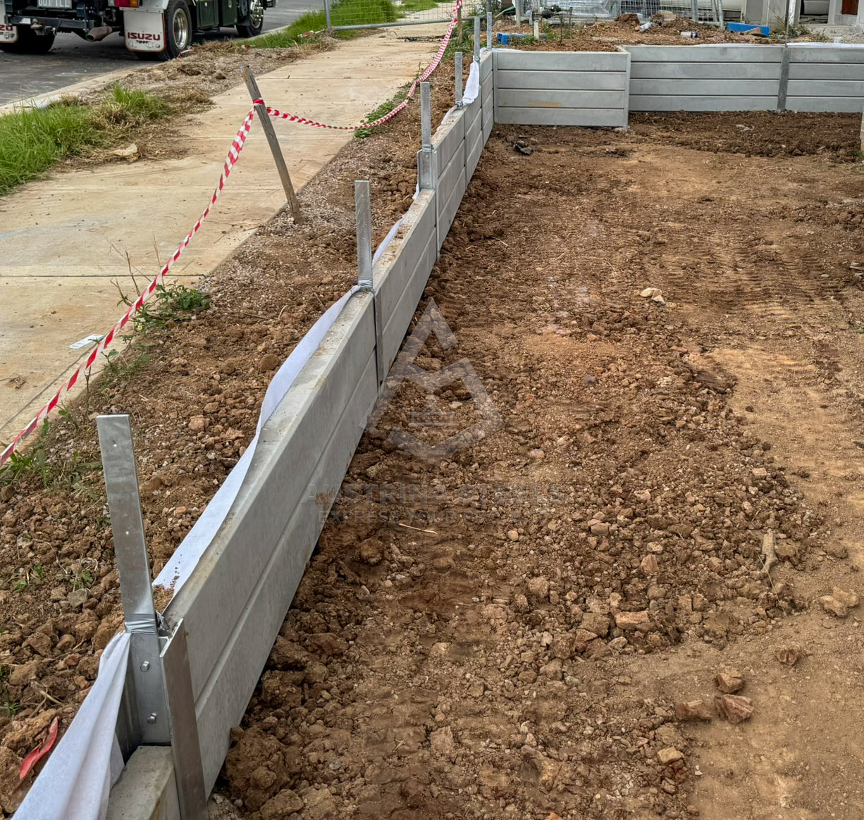 2.0- meter Smooth face Concrete Sleepers - Natural Color