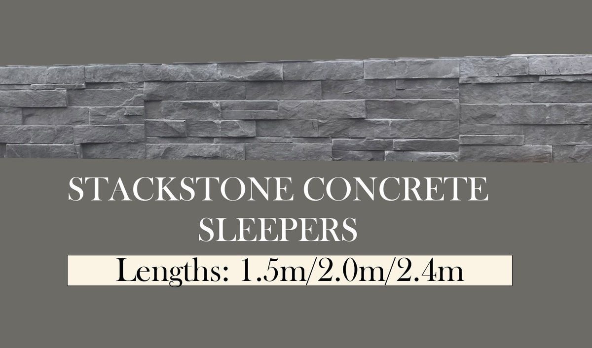 Stack Stone Concrete Sleepers