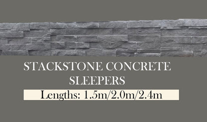 Stack Stone Concrete Sleepers
