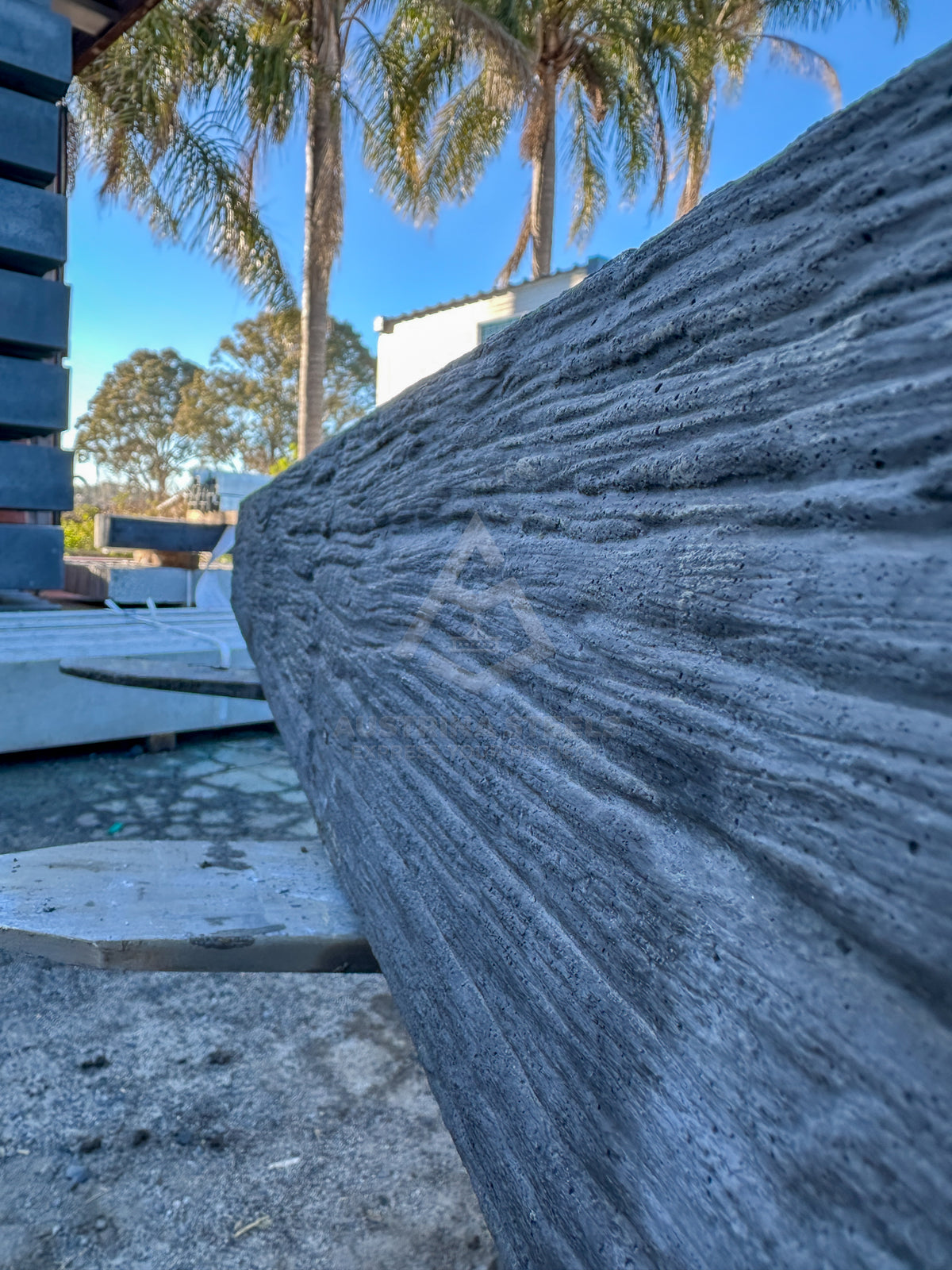 2.4m Woodgrain Concrete Sleepers
